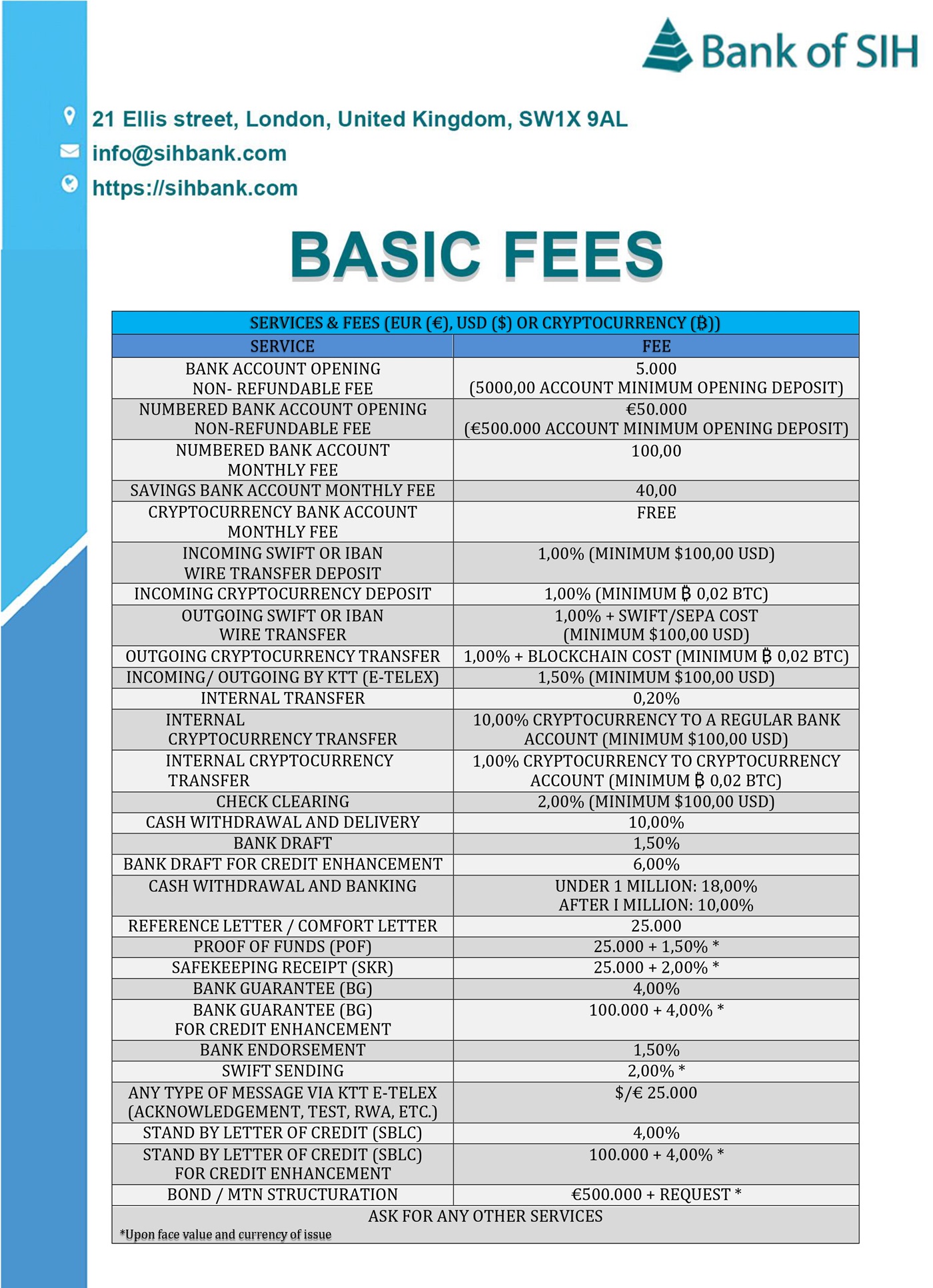 Basic Fees page 0001